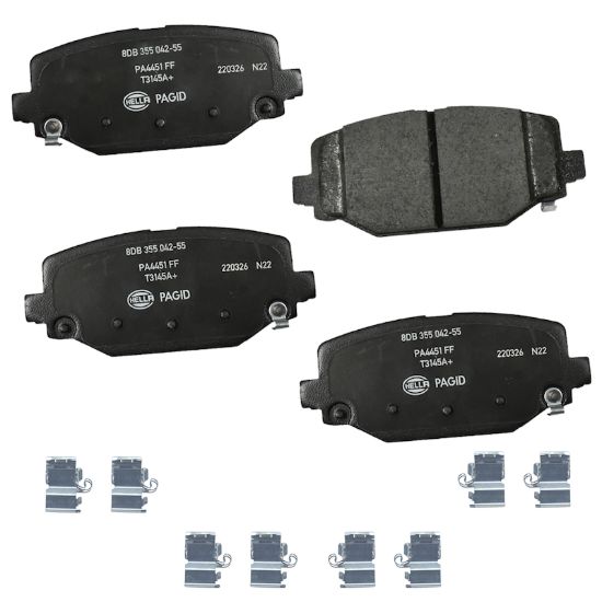 Picture of HELLA Brakes Disc Brake Pad Set - 355042551