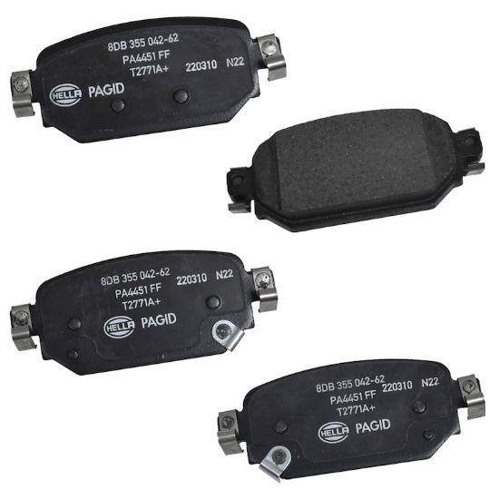 Picture of HELLA Brakes Disc Brake Pad Set - 355042621
