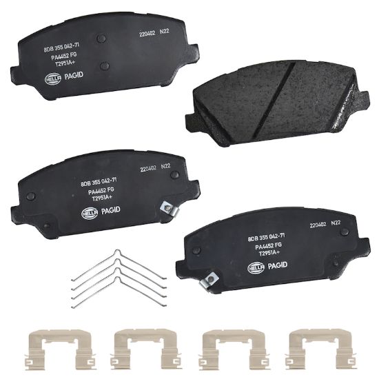 Picture of HELLA Brakes Disc Brake Pad Set - 355042711
