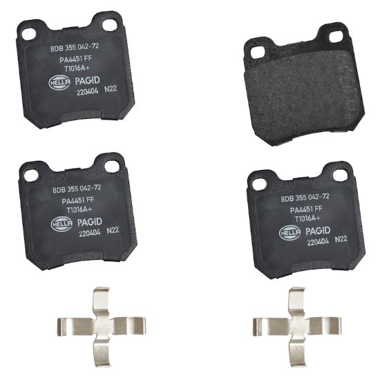 Picture of HELLA Brakes Disc Brake Pad Set - 355042721