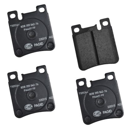 Picture of HELLA Brakes Disc Brake Pad Set - 355042761