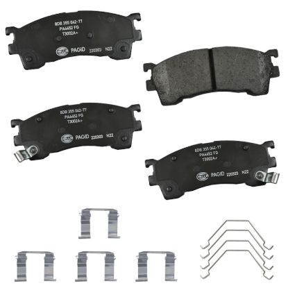 Picture of HELLA Brakes Disc Brake Pad Set - 355042771