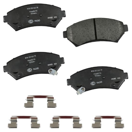 Picture of HELLA Brakes Disc Brake Pad Set - 355042781