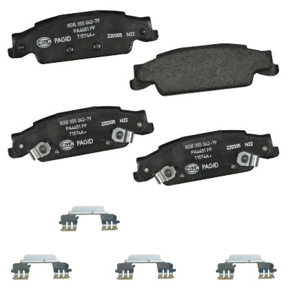 Picture of HELLA Brakes Disc Brake Pad Set - 355042791