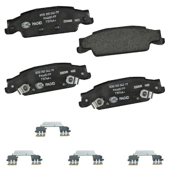 Picture of HELLA Brakes Disc Brake Pad Set - 355042791