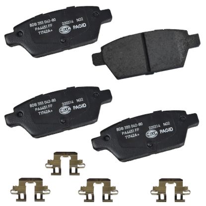 Picture of HELLA Brakes Disc Brake Pad Set - 355042801