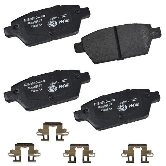 Picture of HELLA Brakes Disc Brake Pad Set - 355042801