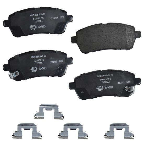 Picture of HELLA Brakes Disc Brake Pad Set - 355043291