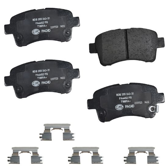 Picture of HELLA Brakes Disc Brake Pad Set - 355043311
