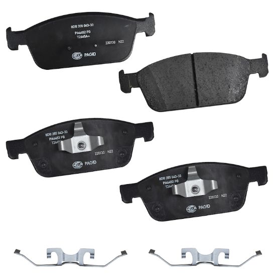 Picture of HELLA Brakes Disc Brake Pad Set - 355043331