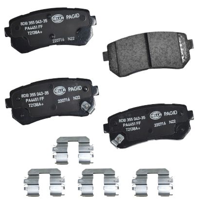 Picture of HELLA Brakes Disc Brake Pad Set - 355043351