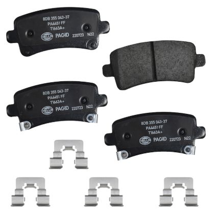 Picture of HELLA Brakes Disc Brake Pad Set - 355043371