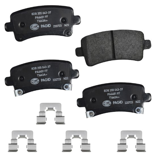 Picture of HELLA Brakes Disc Brake Pad Set - 355043371