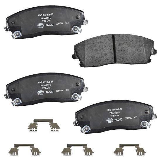 Picture of HELLA Brakes Disc Brake Pad Set - 355043381