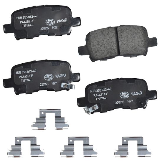 Picture of HELLA Brakes Disc Brake Pad Set - 355043401