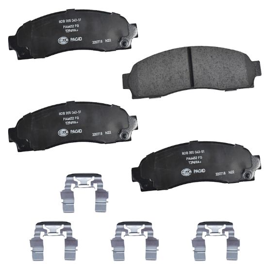 Picture of HELLA Brakes Disc Brake Pad Set - 355043511