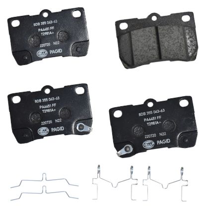 Picture of HELLA Brakes Disc Brake Pad Set - 355043631