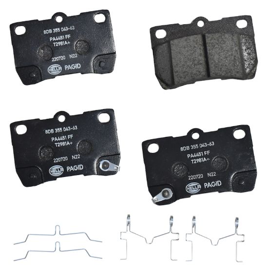 Picture of HELLA Brakes Disc Brake Pad Set - 355043631