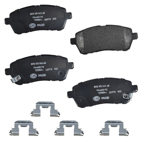 Picture of HELLA Brakes Disc Brake Pad Set - 355043681