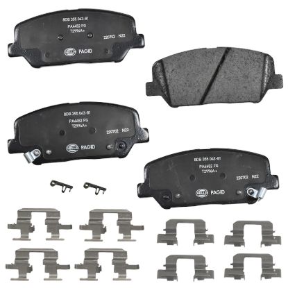 Picture of HELLA Brakes Disc Brake Pad Set - 355043811