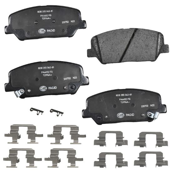 Picture of HELLA Brakes Disc Brake Pad Set - 355043811