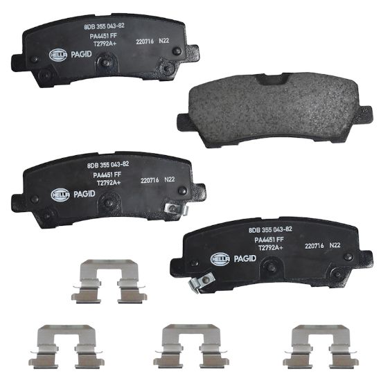 Picture of HELLA Brakes Disc Brake Pad Set - 355043821