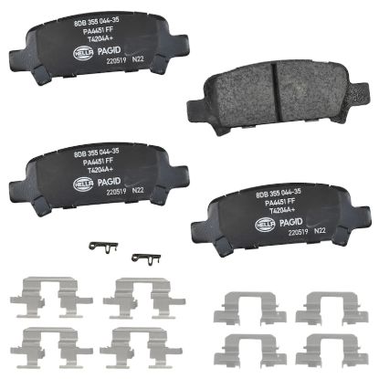 Picture of HELLA Brakes Disc Brake Pad Set - 355044351
