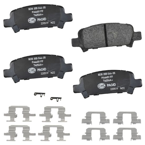 Picture of HELLA Brakes Disc Brake Pad Set - 355044351