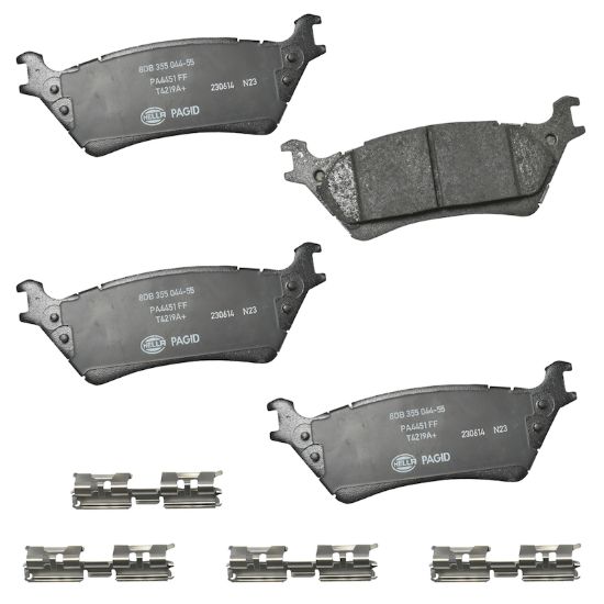 Picture of HELLA Brakes Disc Brake Pad Set - 355044551