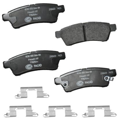 Picture of HELLA Brakes Disc Brake Pad Set - 355044841