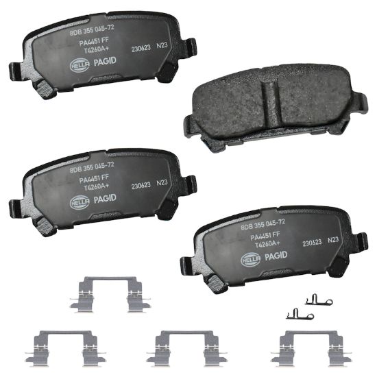Picture of HELLA Brakes Disc Brake Pad Set - 355045721