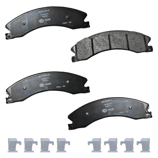 Picture of HELLA Brakes Disc Brake Pad Set - 355045851