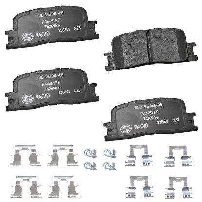 Picture of HELLA Brakes Disc Brake Pad Set - 355045881