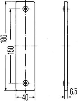 Picture of Hella Side Marker Light Reflector - 002023021