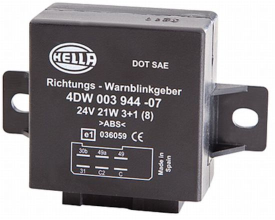 Picture of Hella Turn Signal Relay - 003944071