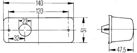 Picture of Hella Turn Signal Indicator Light - 006692027