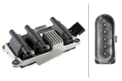 Picture of Hella Ignition Coil - 358057291