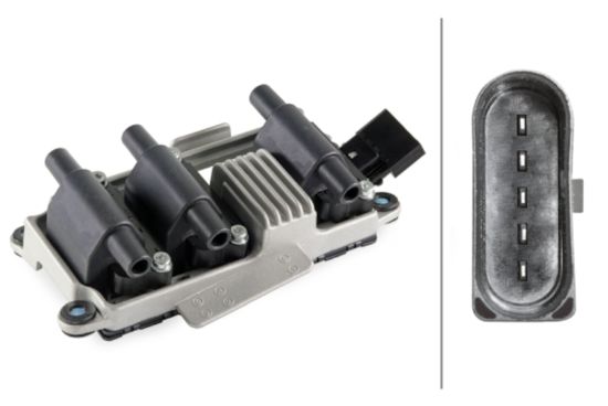 Picture of Hella Ignition Coil - 358057291