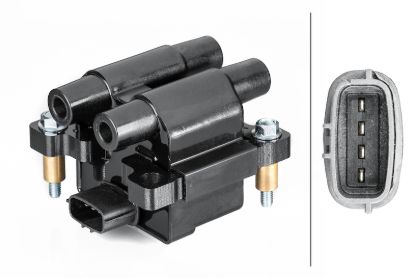 Picture of Hella Ignition Coil - 358057841