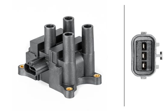 Picture of Hella Ignition Coil - 358057851