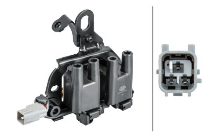 Picture of Hella Ignition Coil - 358057901