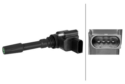 Picture of Hella Direct Ignition Coil - 358101541