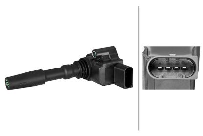 Picture of Hella Direct Ignition Coil - 358101551