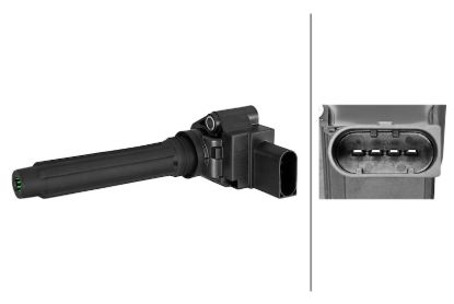 Picture of Hella Direct Ignition Coil - 358101571