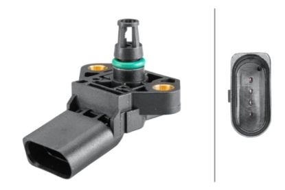 Picture of Hella Turbocharger Boost Sensor - 358152251
