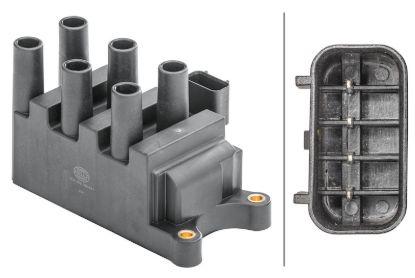 Picture of Hella Ignition Coil - 358168581