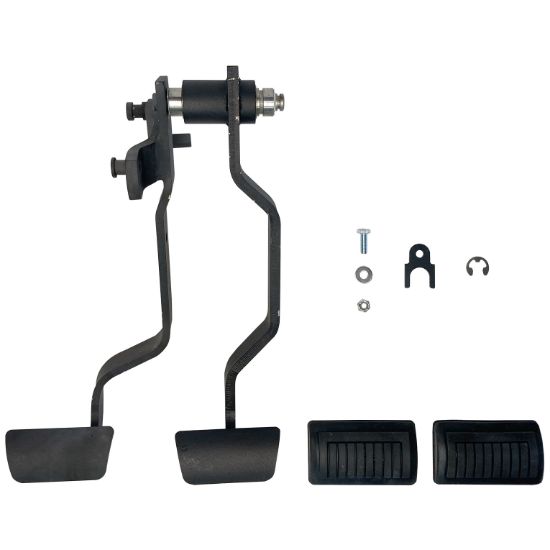 Picture of Silver Sport Transmissions Brake and Clutch Pedal Assembly - PAM-400A