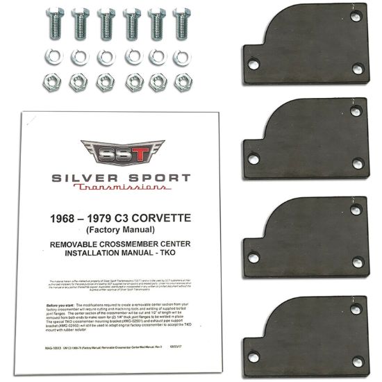 Picture of Silver Sport Transmissions Transmission Crossmember - XMG-C2C3