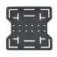 Picture of Smittybilt Deck Mounting Plate - DP801