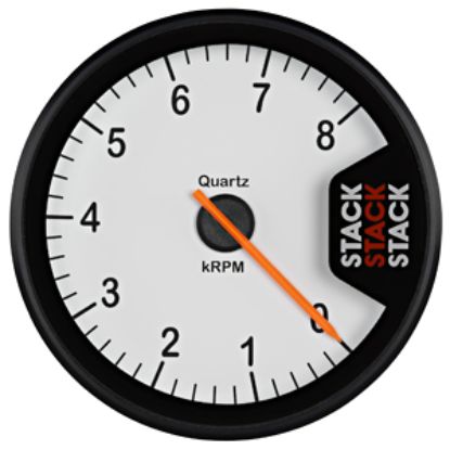 Picture of Stack Tachometer Gauge - ST200-08W